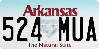 AR license plate 524MUA