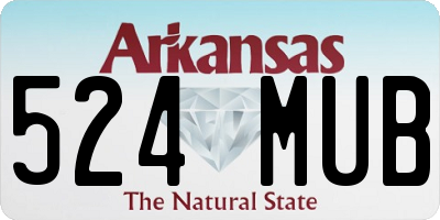 AR license plate 524MUB