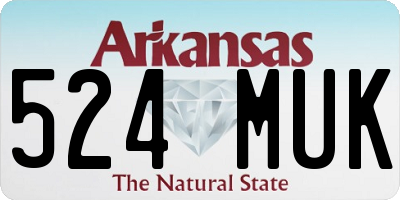 AR license plate 524MUK