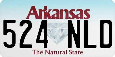 AR license plate 524NLD
