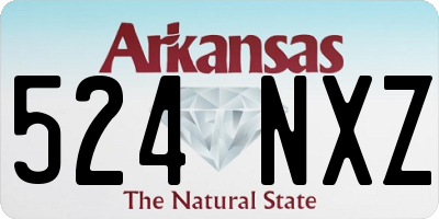 AR license plate 524NXZ
