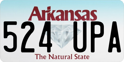 AR license plate 524UPA