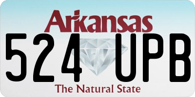 AR license plate 524UPB