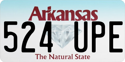 AR license plate 524UPE