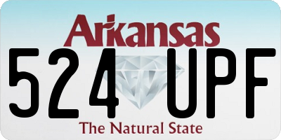 AR license plate 524UPF