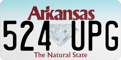 AR license plate 524UPG