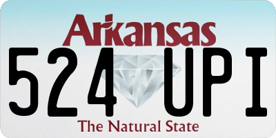 AR license plate 524UPI