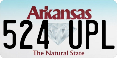 AR license plate 524UPL