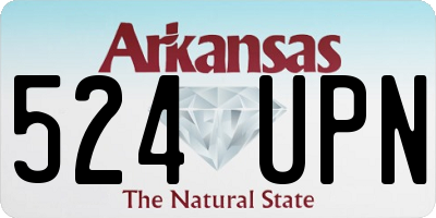 AR license plate 524UPN