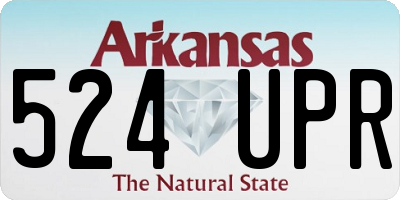 AR license plate 524UPR