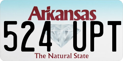 AR license plate 524UPT