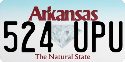 AR license plate 524UPU