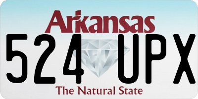 AR license plate 524UPX
