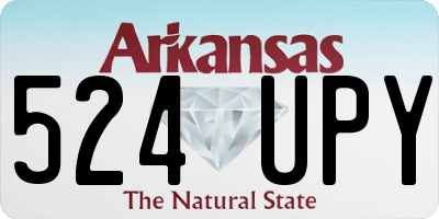 AR license plate 524UPY