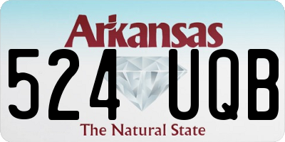 AR license plate 524UQB