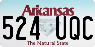 AR license plate 524UQC