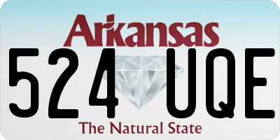 AR license plate 524UQE