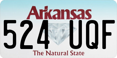 AR license plate 524UQF