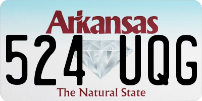 AR license plate 524UQG