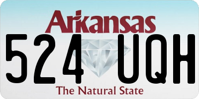 AR license plate 524UQH