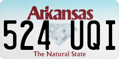 AR license plate 524UQI