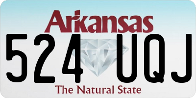 AR license plate 524UQJ