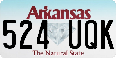 AR license plate 524UQK