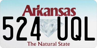 AR license plate 524UQL
