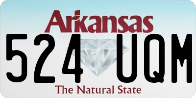 AR license plate 524UQM