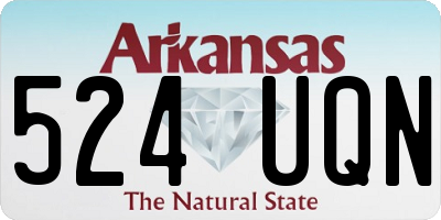 AR license plate 524UQN