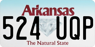 AR license plate 524UQP