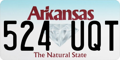 AR license plate 524UQT