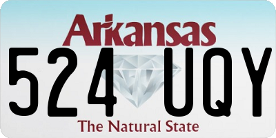 AR license plate 524UQY