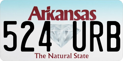 AR license plate 524URB