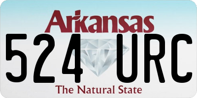 AR license plate 524URC