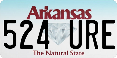AR license plate 524URE