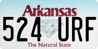 AR license plate 524URF