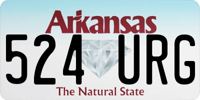 AR license plate 524URG