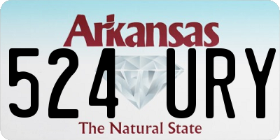 AR license plate 524URY