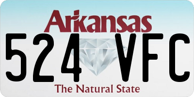 AR license plate 524VFC
