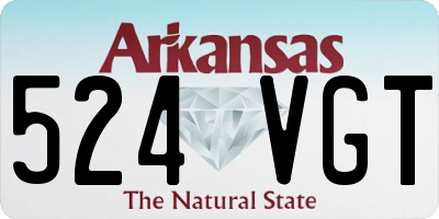 AR license plate 524VGT