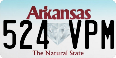 AR license plate 524VPM