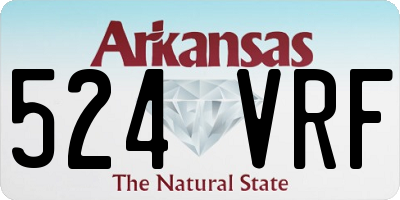 AR license plate 524VRF