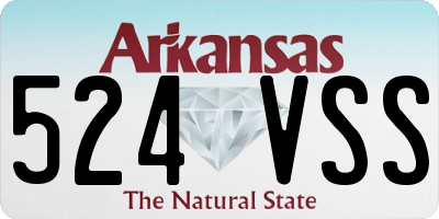AR license plate 524VSS