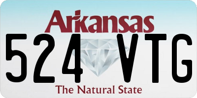 AR license plate 524VTG