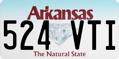 AR license plate 524VTI