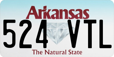AR license plate 524VTL