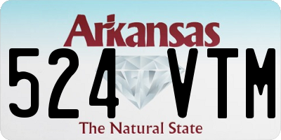 AR license plate 524VTM