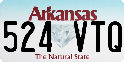AR license plate 524VTQ