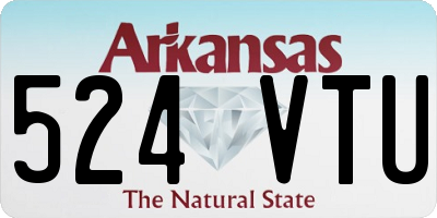AR license plate 524VTU